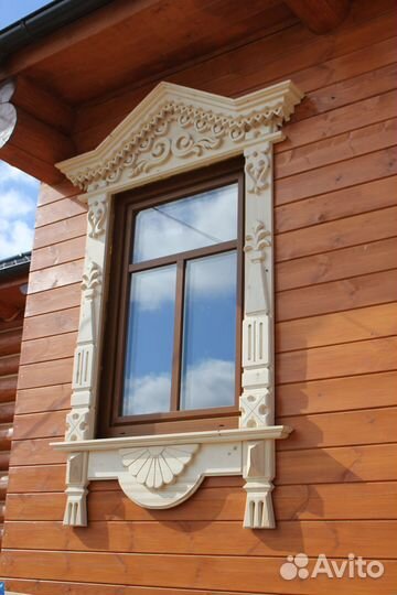 Резные деревянные наличники