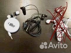 Проводные наушники с микрофоном