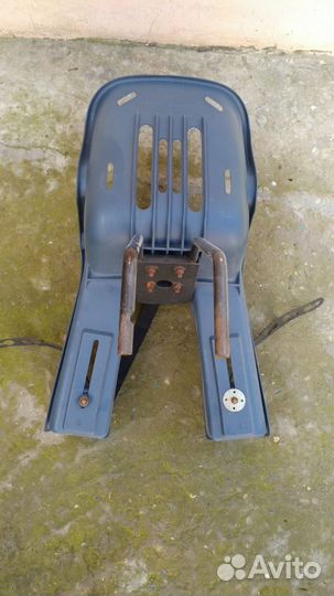 Детское кресло на велосипед переднее