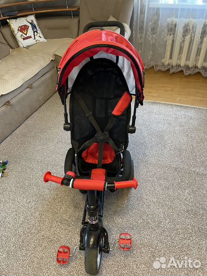 Велосипед коляска с ручкой