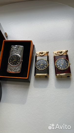 Часы зажигалка