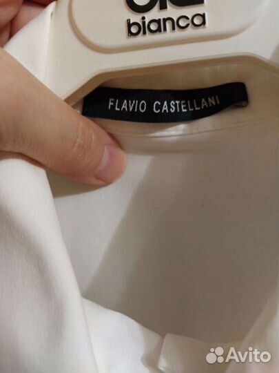 Белая блуза Flavio Castellani. Размер s