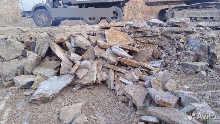 Щебень любой фракции известь бут камень