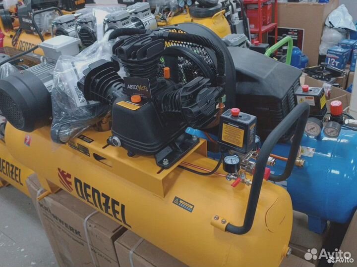 Компрессор воздушный denzel BCW3000-T100, 3.0 кВт