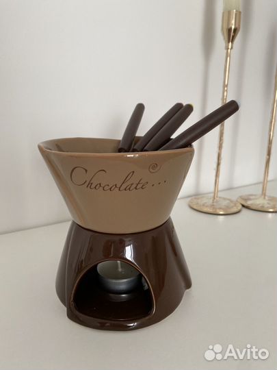 Набор для фондю фондюшница для шоколада, сыра