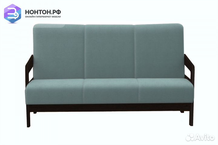 Диван книжка Вега-34 бирюзовый