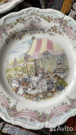 Тарелка Ежевичная поляна Brambly Hedge Свадьба