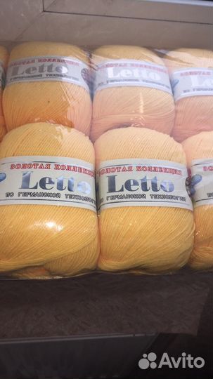 Пряжа Letto хлопок и микрофибра