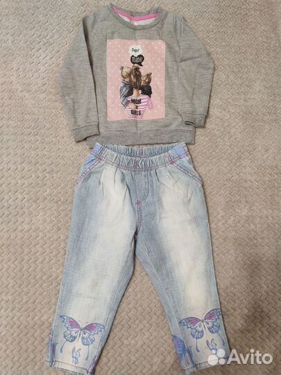 Пакет одежды для девочки 86-92