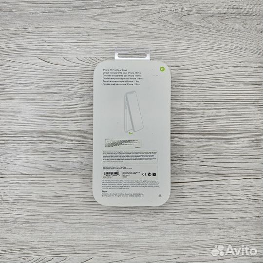 Чехол Apple Clear Case iPhone 11 Pro прозрачный