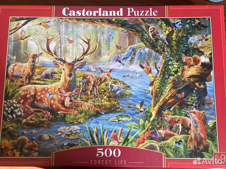 Собираю пазлы на заказ 500деталей