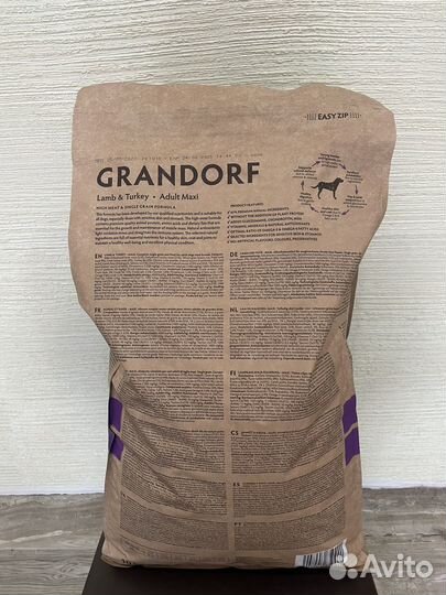 Сухой корм Grandorf ; premier