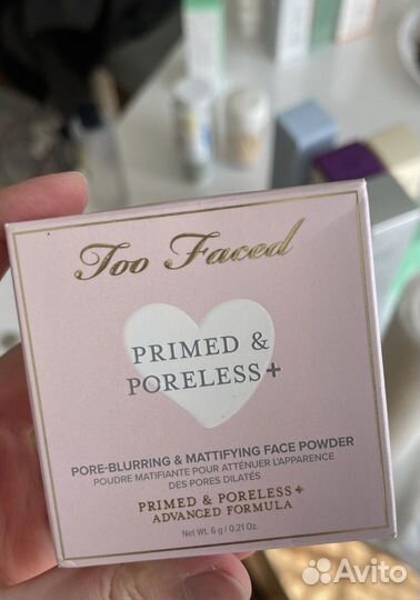 Too faced пудра