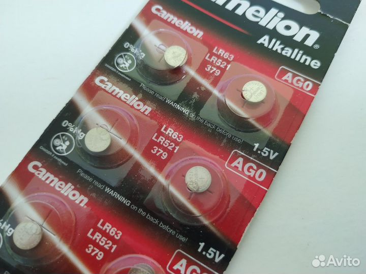 Батарейки таблетки аg0 1.5V 2 мм