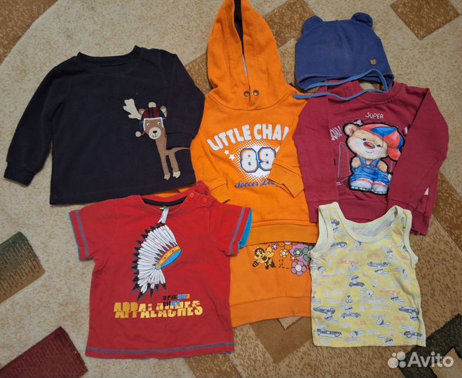 Пакет вещей на мальчика 74-80