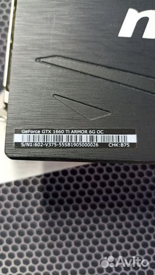 Видеокарта msi gtx 1660 ti