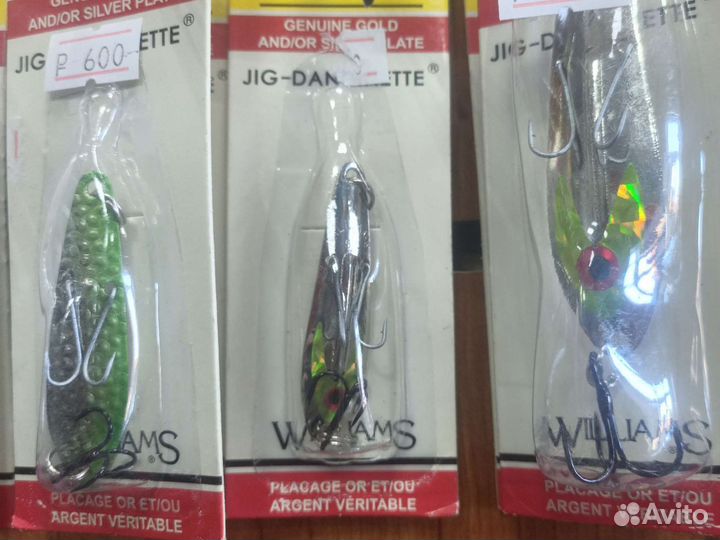 Блесна Williams Ice Jig 50 s, cop, nh, sn, grn