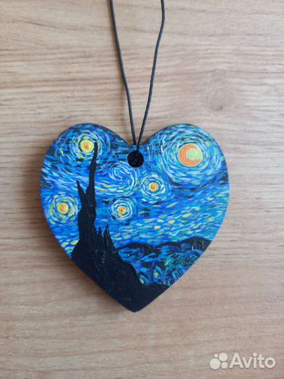 Декоративная подвеска Звёздная ночь Ван Гог