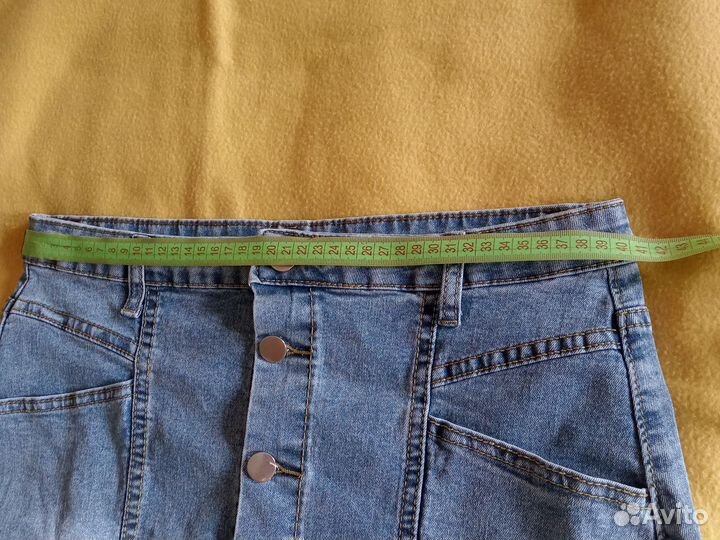 Юбка джинсовая размер 48