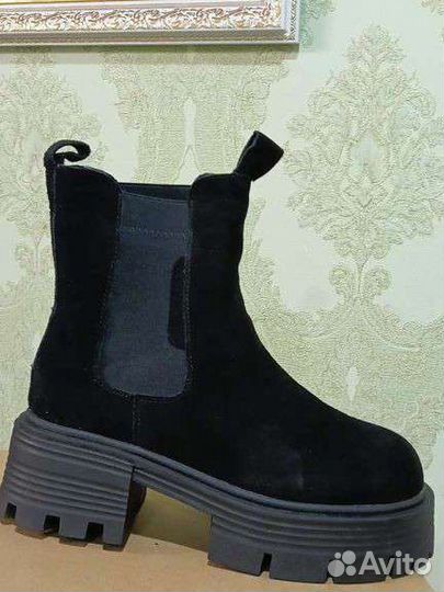 Челси зима 40 р натуральная замша