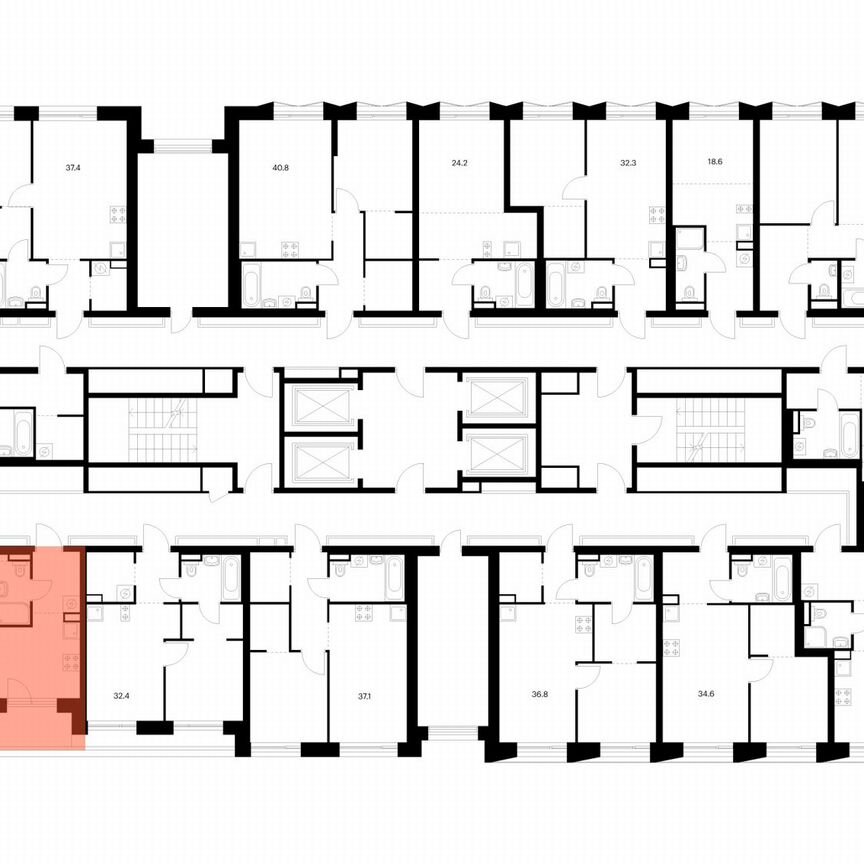 2-к. квартира, 58,8 м², 12/28 эт.