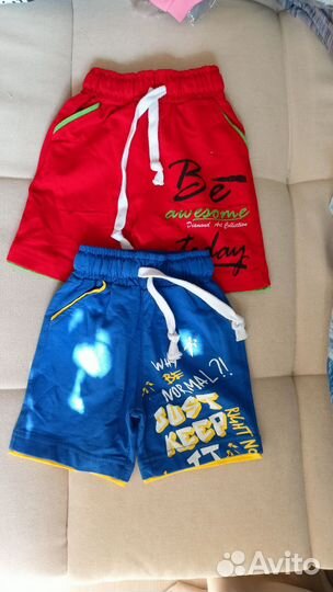 Шорты на мальчиков и девочек от 2 до 7 лет