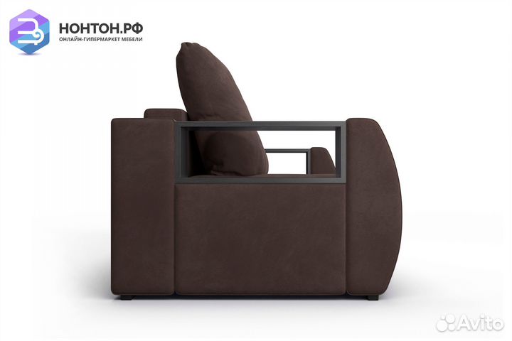 Диван еврокнижка Мальтида коричневый