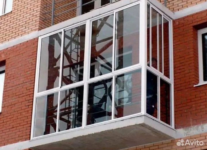 Остекление балконов и лоджий под ключ Q1647