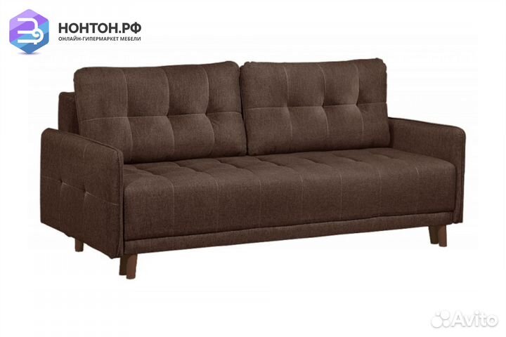 Диван пантограф Оксфорд коричневый