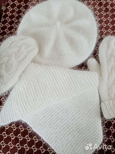 Комплект берет, варежки