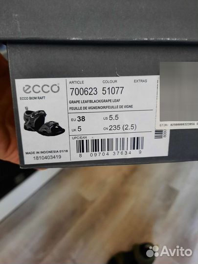 Ecco сандалии 37р