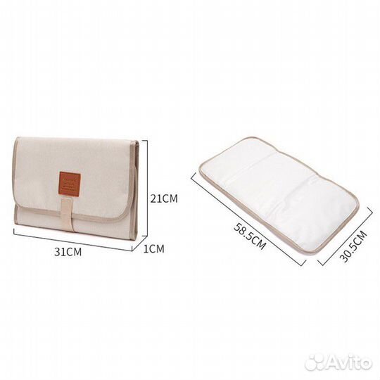 Непромокаемая пеленка переносная