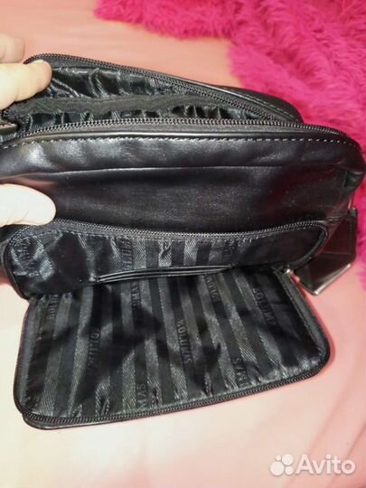 Сумка мужская натуральная кожа бу