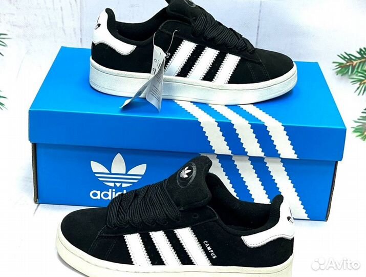Кроссовки Adidas Campus 00s Black Люкс