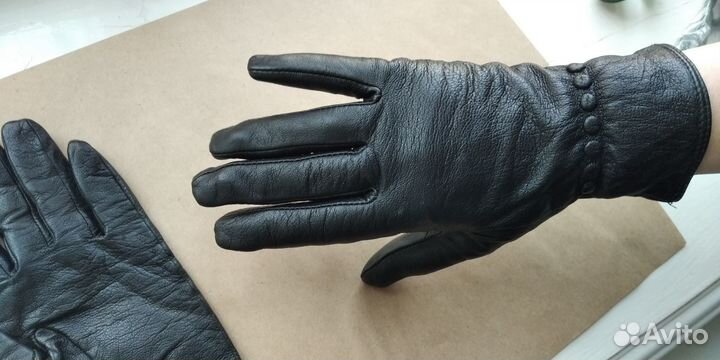 Перчатки женские кожаные 8 размер