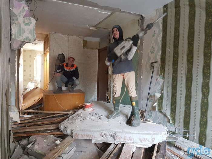 Демонтажные работы любой сложности