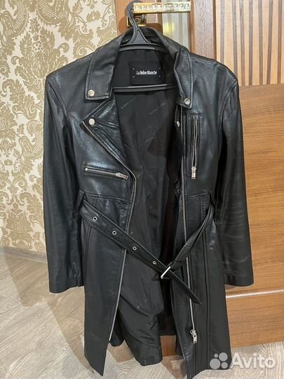 Кожаный плащ