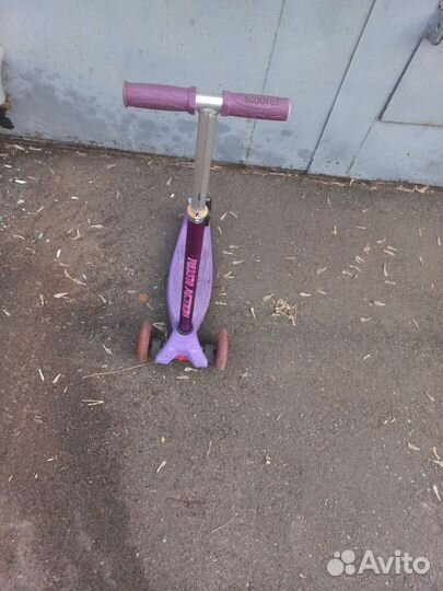 Самокат детский трехколесный бу