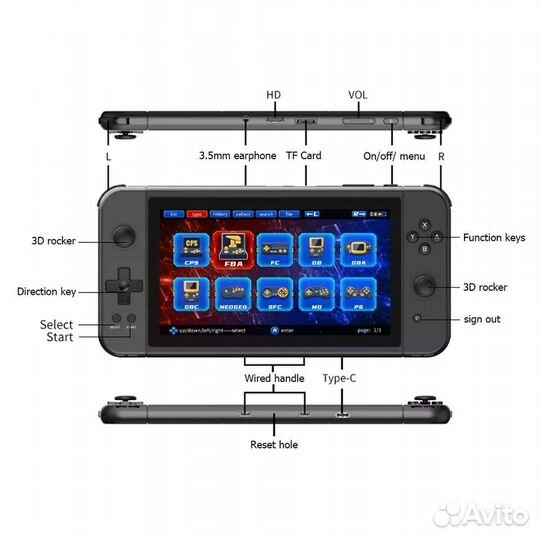 Портативная игровая приставка play
