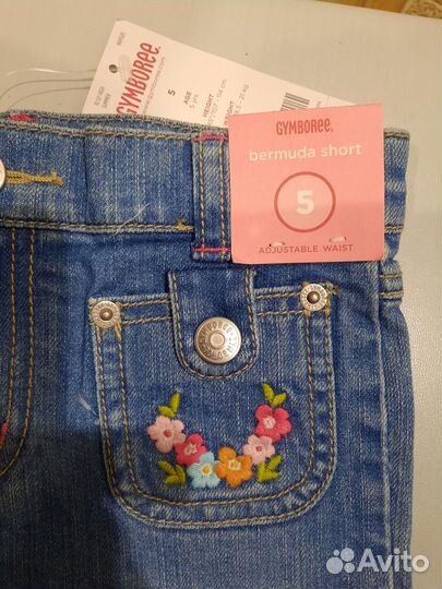 Джинсовые шортики gymboree, 5T