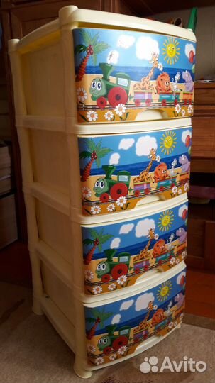 Комод пластиковый детский