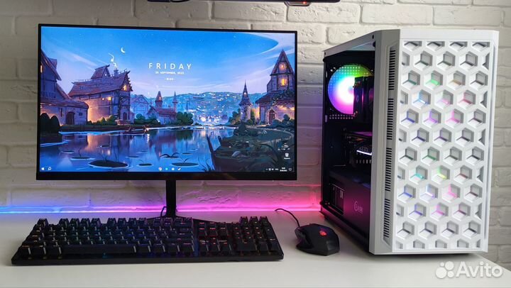 Игровой пк i7/gtx1660super/ssd m2 512гб/16гб озу