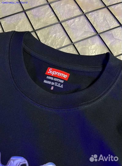 Футболка supreme FW18 liquid (ртуть) (Арт.80291)