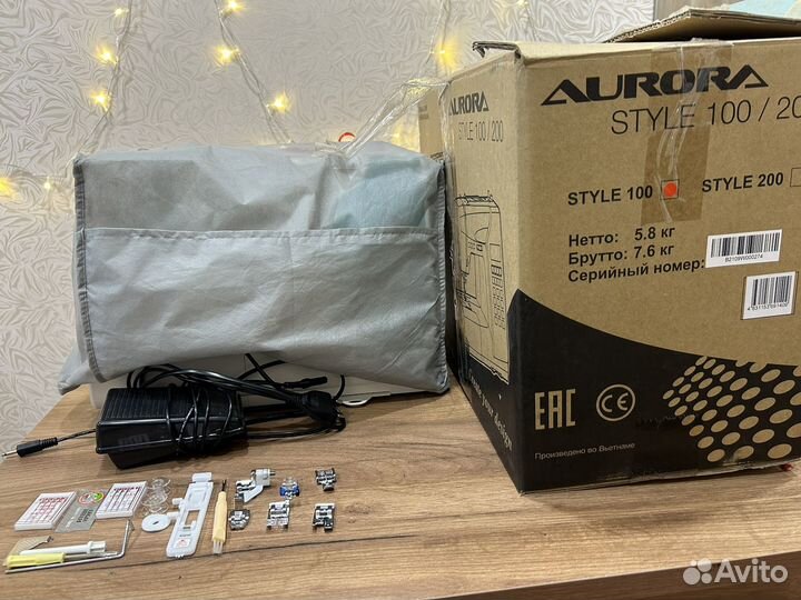 Швейная машина aurora style 100