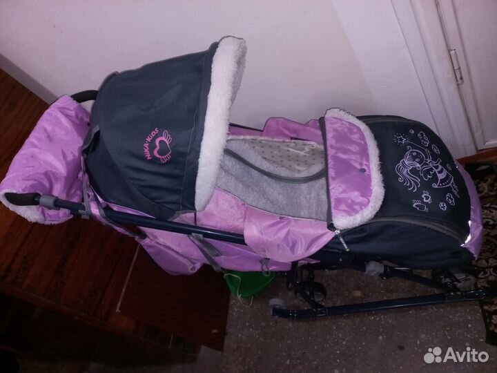Санки коляска nika kids