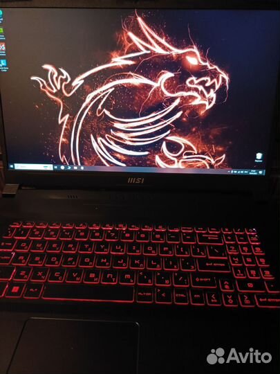 Игровой ноутбук msi katana 17