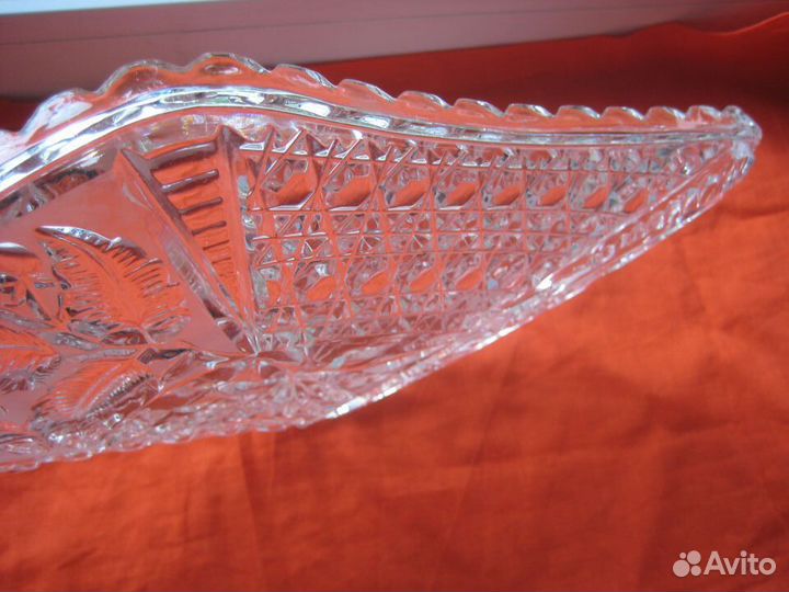 Салатник из хрусталя 34 см