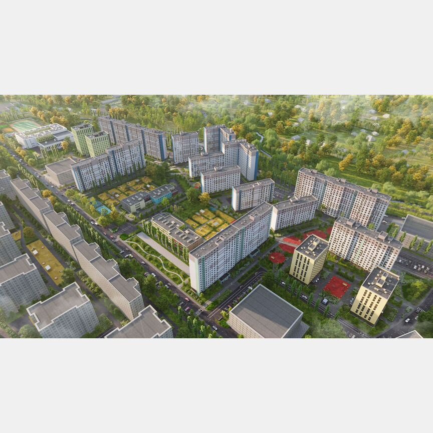 2-к. квартира, 49,5 м², 6/16 эт.