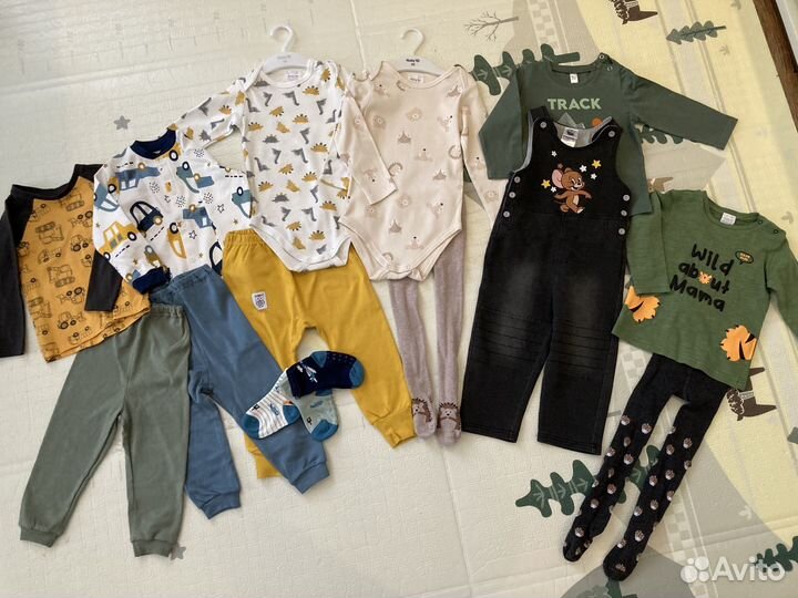 Новый большой пакет одежды 86-92 для мальчика