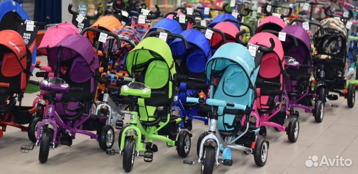 Детский трехколесный велосипед